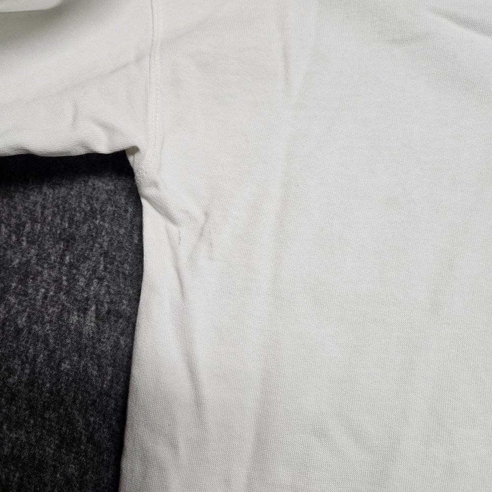 Sweaty Betty Sweatshirt Womens Large White Terry Raglan Pullover Crewneck - Picture 9 of 12
